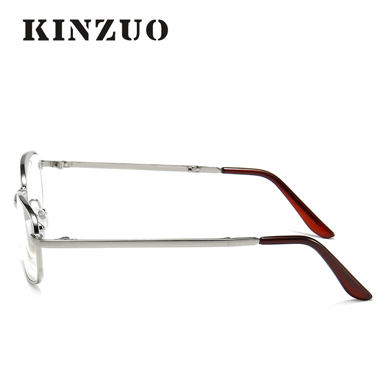 KINZUO анти-голубые легкие металлические очки для чтения складные пресбиопические очки UV400 тест дальнозоркости унисекс+ 1.0to+ 4,0 1822