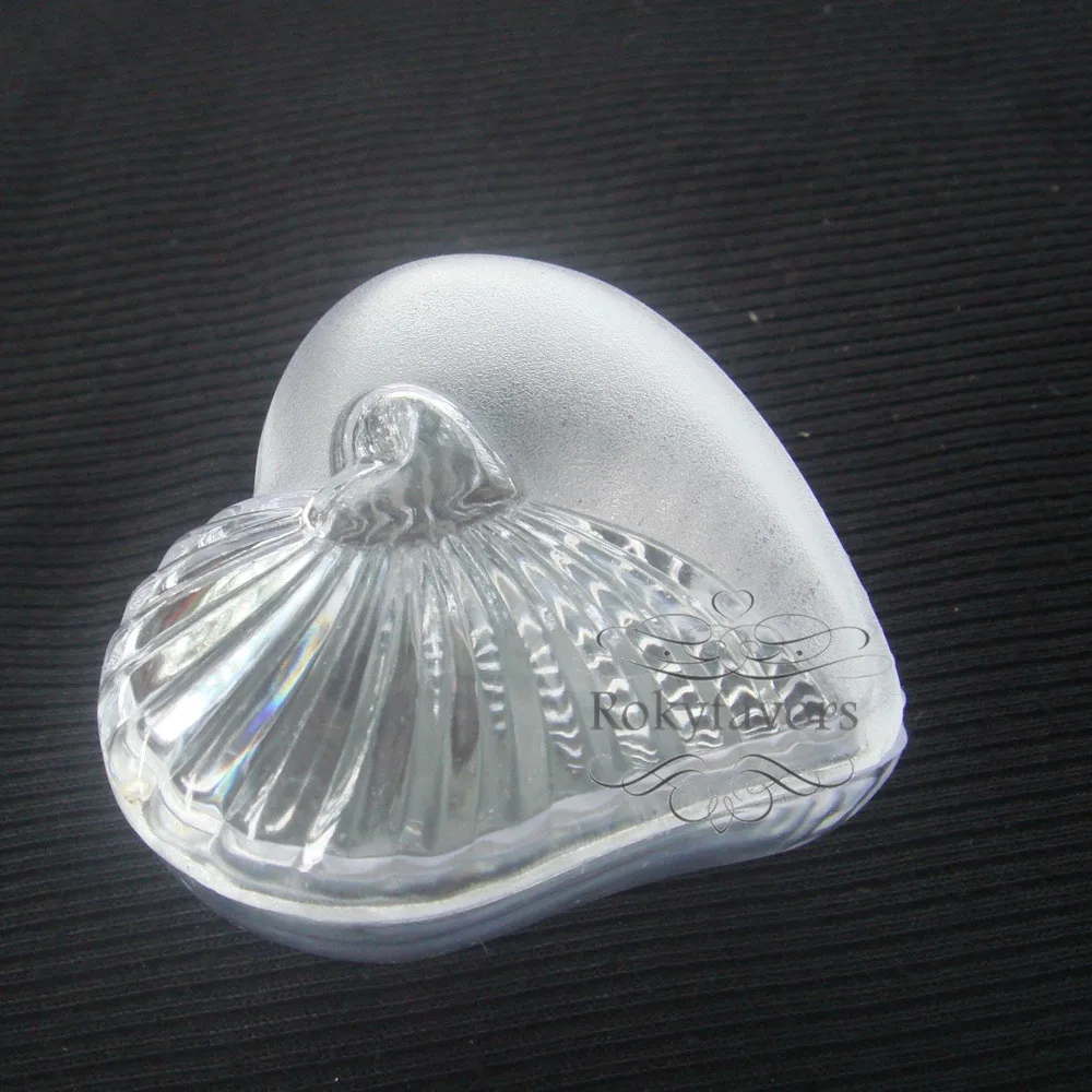 50 шт. пластиковые контейнеры для конфет в форме сердца | Дом и сад