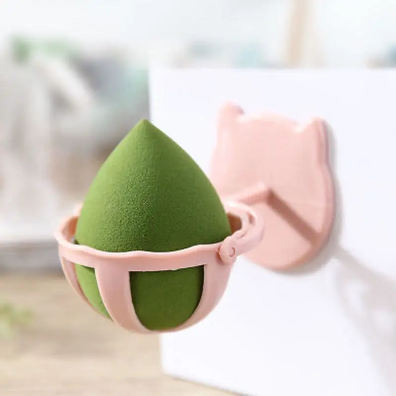 1 Набор кистей для макияжа Красота яйцо вращающийся пуховка пудры Подставка