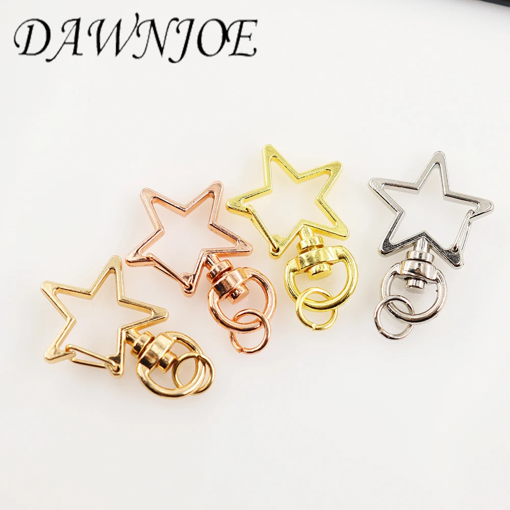 5 шт./лот новинка 4 цвета пентаграмма брелок сумка пряжка для собаки лобстера