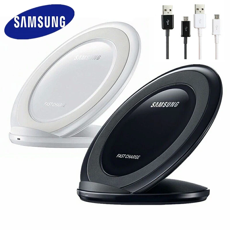 Оригинальная Беспроводная зарядная подставка Samsung для быстрой - Цена: 921.29