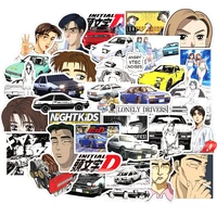 103050pcspack initial d japanese anime graffiti stickers lable for cars motorcycles childrens toys decal luggage skateboards