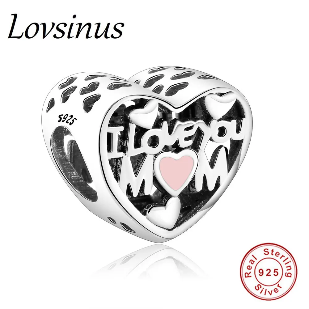 Подходящий оригинальный европейский браслет с подвесками 925 Стерлинговое