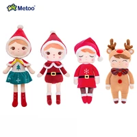 christmas toys metoo angela doll elk snowman jimbao stuffed animals childrens plush toy kawaii girls gift xmas tree decor 50cm