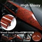Горячая Распродажа Высококачественная Глянцевая наклейка для автомобиля, внутренняя наклейка, зернистая древесина, виниловая наклейка, абсолютно новая и высококачественная