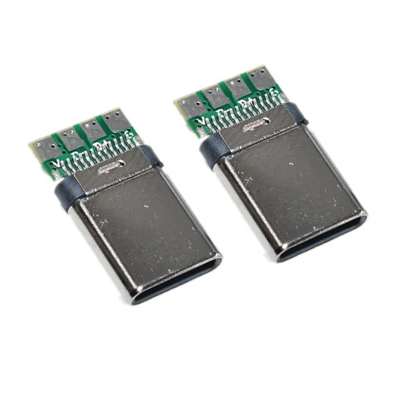 10 шт./лот USB 3,1 Тип C разъем штекер/гнездо адаптер для припоя провода кабеля 24 контакта порта Sup порт PCB плата Порт