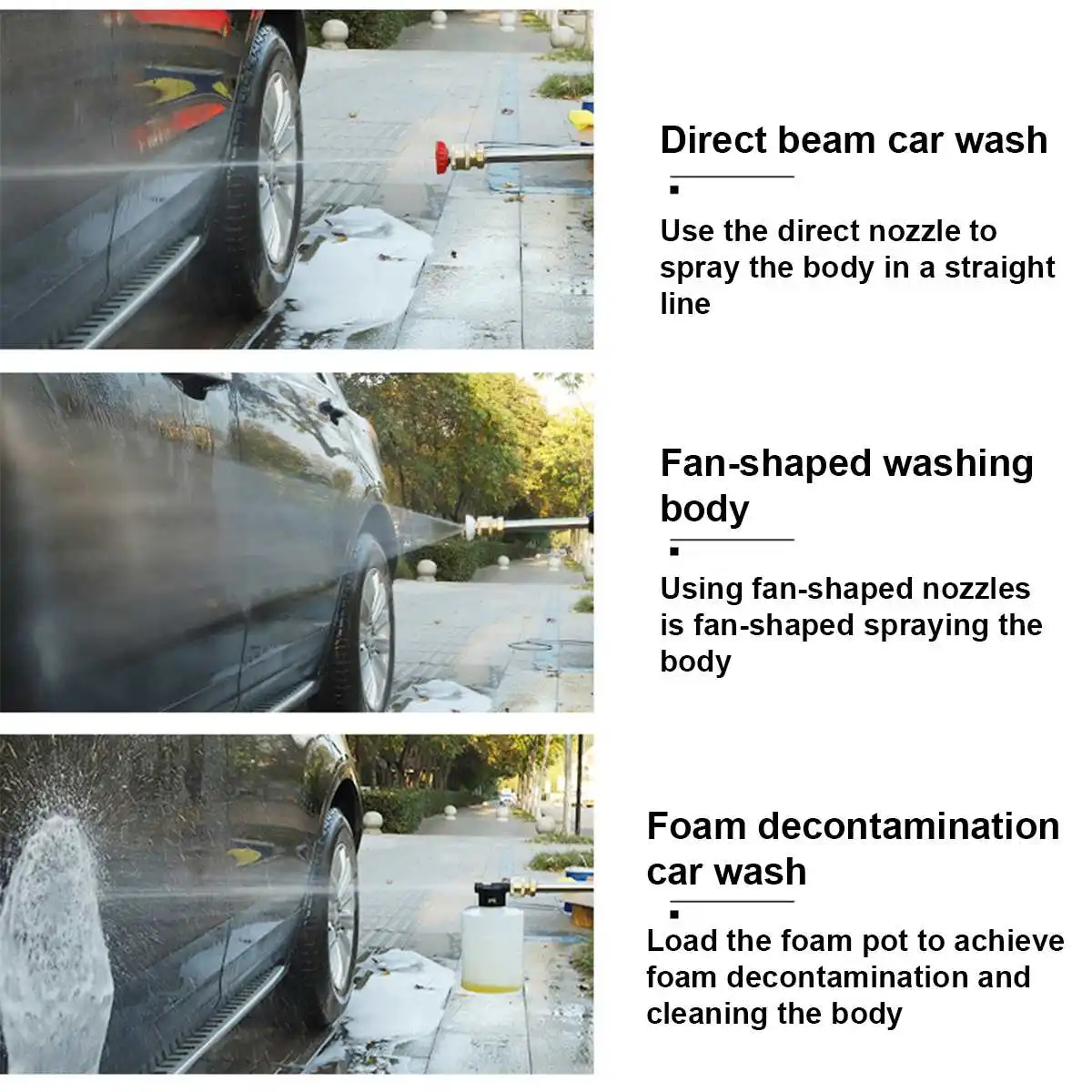 10000mAh Cordless High Pressure Washer Spray Water Gun Car Wash Nozzle Cleaning Machine for Makita 18V Battery | Автомобили и