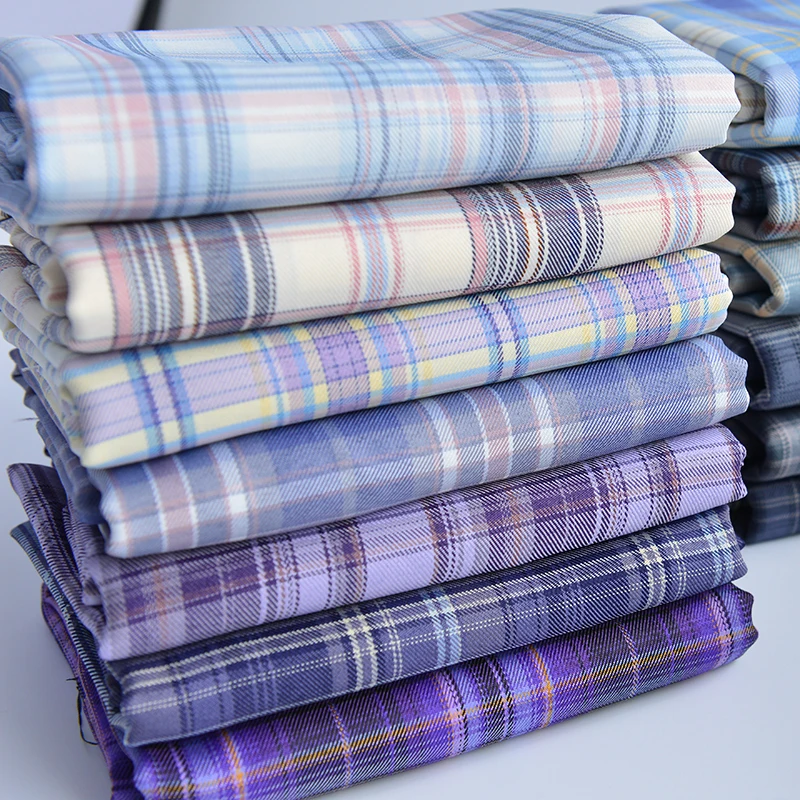 Высокое качество хлопчатобумажная ткань в клетку полоску для домашний текстиль