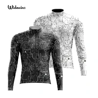 team cycling jersey manlong sleeve sportswear quick drying breathable road bicycle jersey top outdoors mtb sport anti uv bicycle
