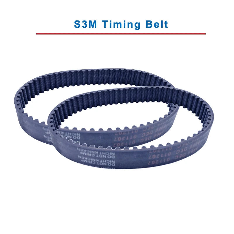 

S3M Timing Belt with circular teeth model S3M-165/171/174/177/180/183/186/189/192/195 teeth pitch 3mm belt thickness 2.2mm