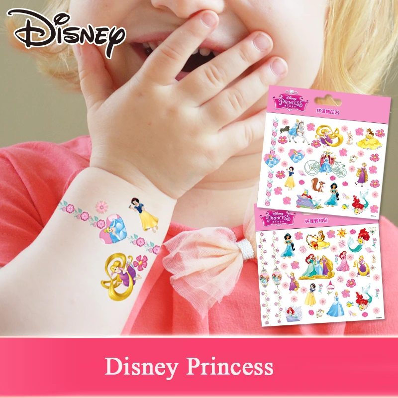 Дисней девушки мультфильм макияж игрушки татуировки наклейки для девочек