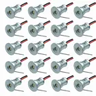 Маленький Светодиодный точечный светильник, лампочсветильник точечного освещения для лестниц, дорожек, дворов, кабинета, коридора, 1 Вт, IP65, 12 В