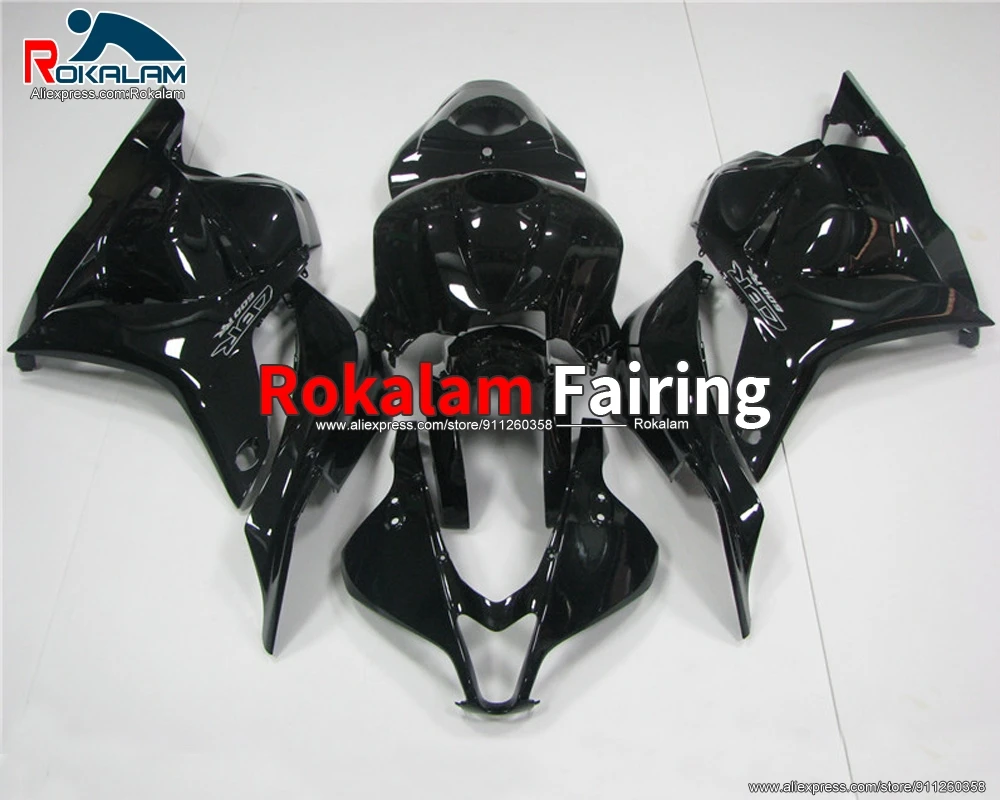 

Fairings For Honda CBR600RR F5 09 10 11 12 CBR600 RR 2009 2010 2011 2012 Cowling Motorbike Black Fairing Kit (Injection Molding)