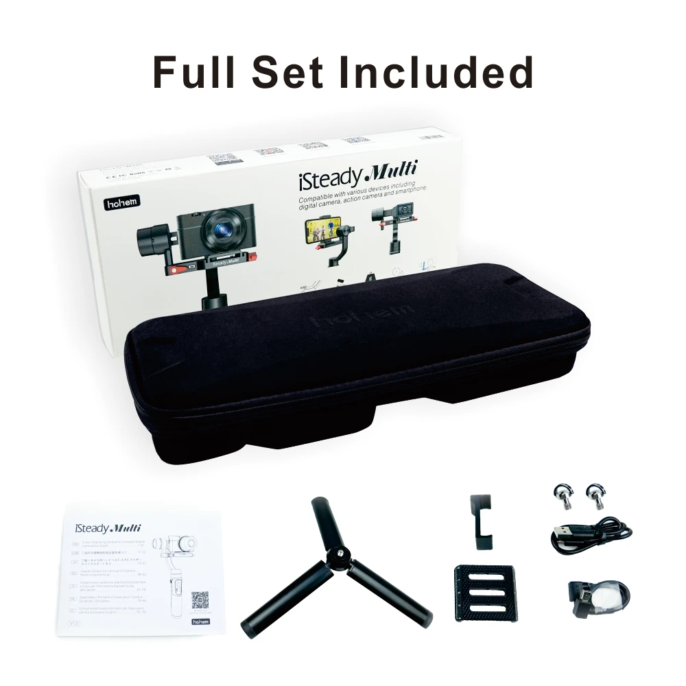 Hohem iSteady Multi Gimbal все в одном 3 осевой Ручной Стабилизатор для Sony компактная камера