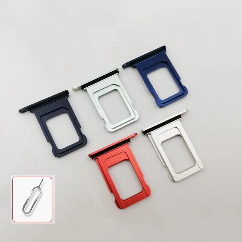 

Single SIM Card Holder For Apple iPhone 12 iPhone12 Simcard Slot Metal Sim Card Tray simcard adapter With Open Eject Pin Key