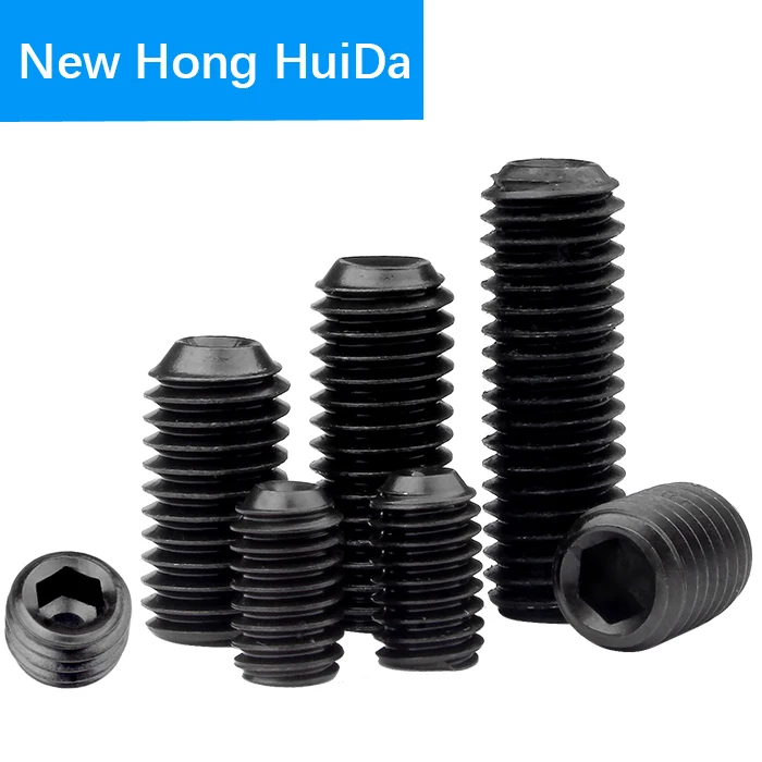 

M2 M2.5 M3 M4 M5 M6 M8 Hex Socket Grub Cap Screw Hexagon Metric Thread Allen Headless Bolt Black Alloy Steel Grade 12.9