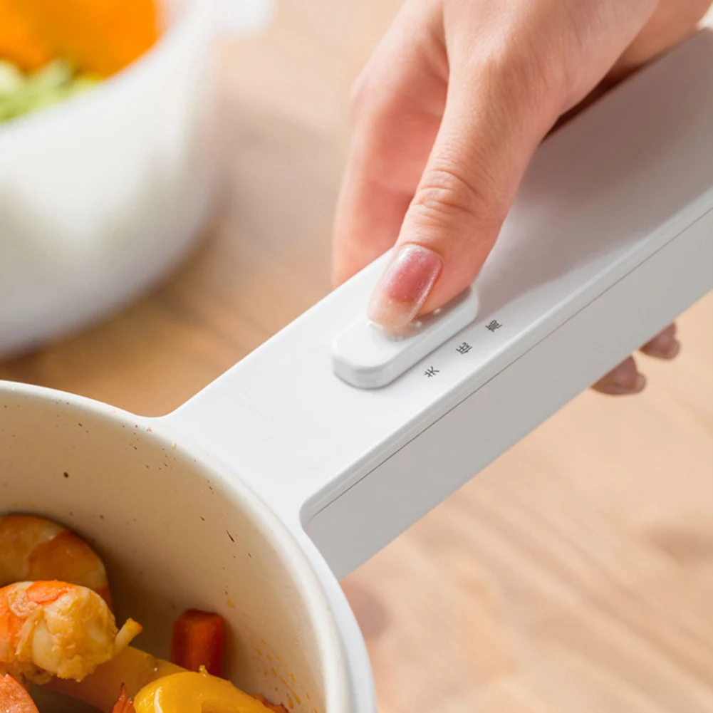 

1.5L Non-Stick Pot Multifunction Cooking Machine Mini Hot Pot Electric Rice Cooker Electric Cooking Pot Skillet for Home