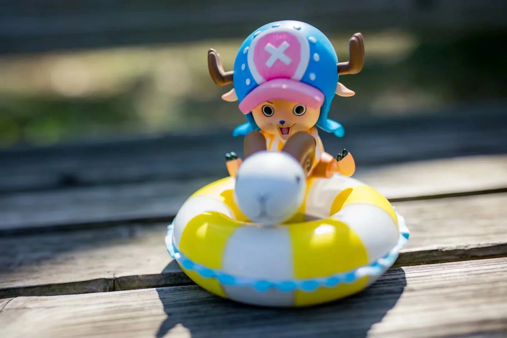 

Классическая аниме игрушка One Piece Q version, 9 см, милый кухонный нож, плавательное кольцо, экшн-фигурка, орнамент, коллекция искусственных предме...