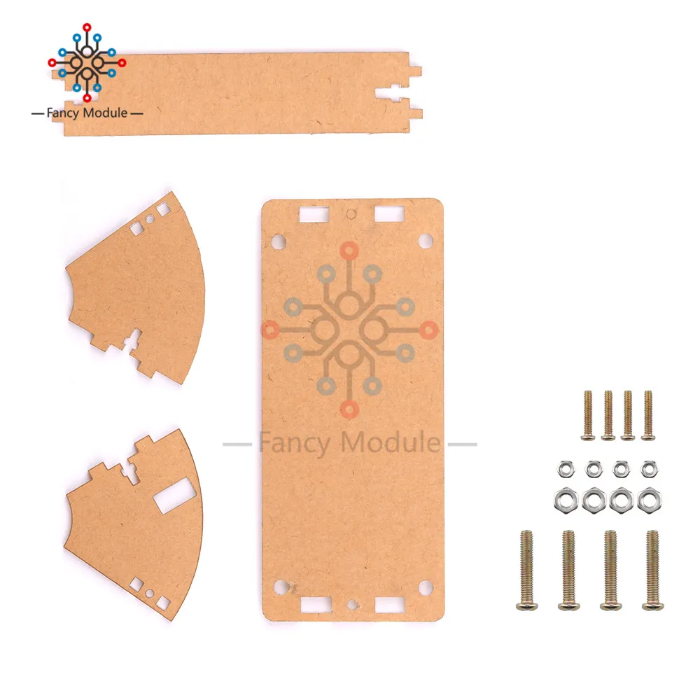 Прозрачная акриловая оболочка для ЖК-дисплея 1602 ЖК-экран с винтом/гайкой