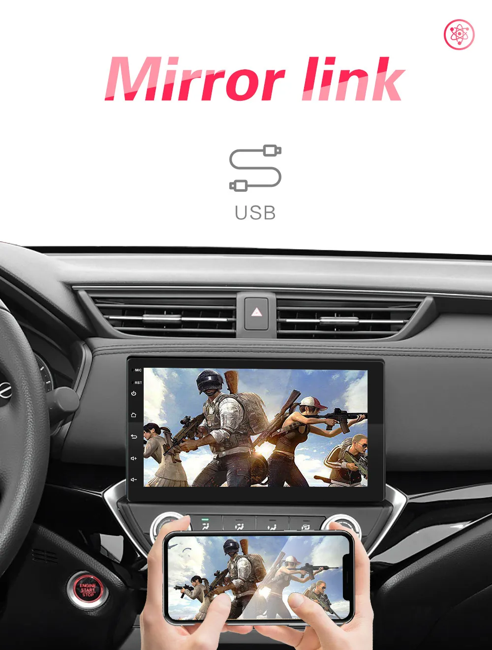 2 Din Android 8,1 автомобильный Радио мультимедийный плеер универсальный gps навигация Bluetooth WiFi 2din Авторадио Стерео аудио камера dvr карта