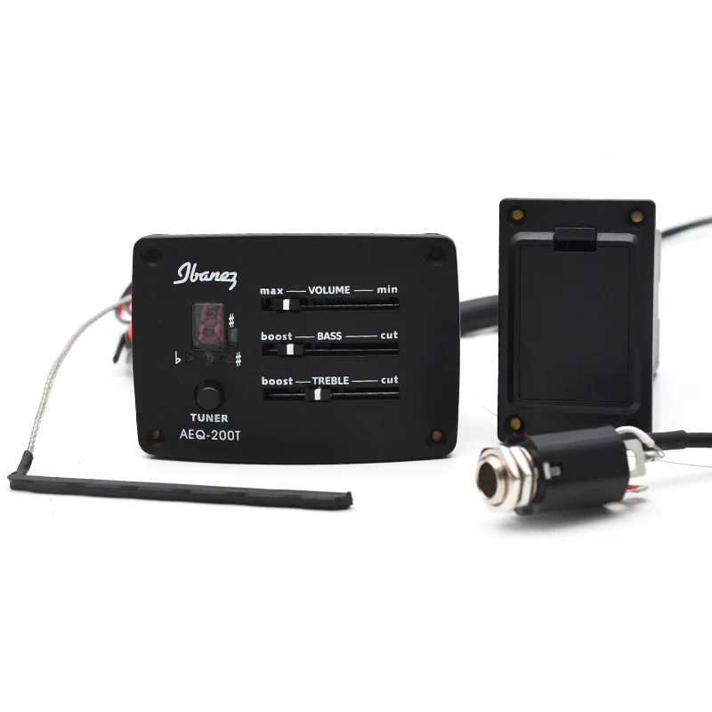 2 диапазона эквалайзера усилитель пиезо сигнала черный для аксессуаров