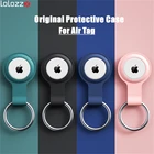 Жидкий силиконовый защитный чехол для Apple airtag, чехол для брелока Apple Locator Tracker Anti-lost Device, 360 полный защитный чехол