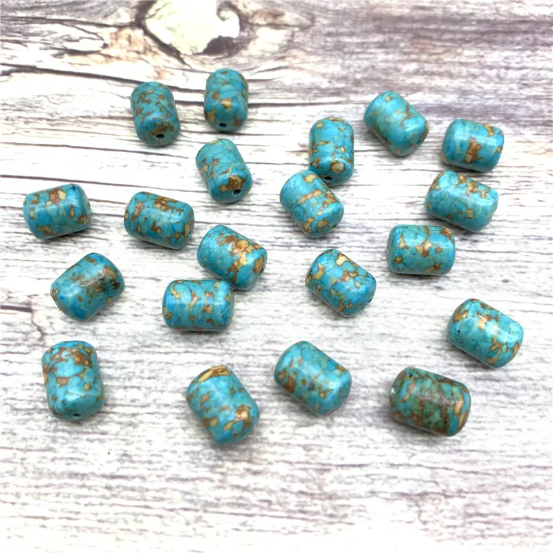 20 шт Натуральный камень полудрагоценным камнем Spacer Бусины для изготовления