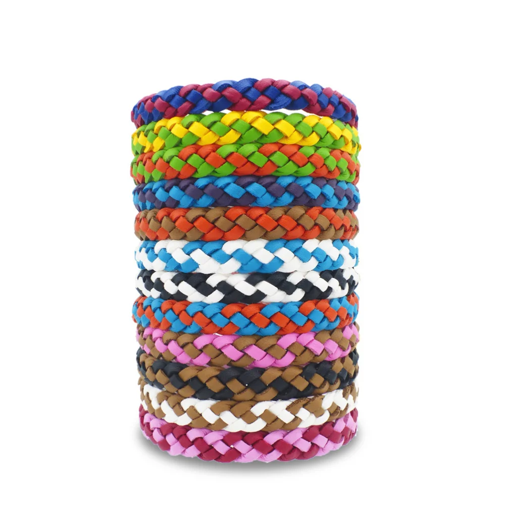 12 шт. в упаковке с натуральной цитронеллой Репеллент Браслет Комаров Борьба