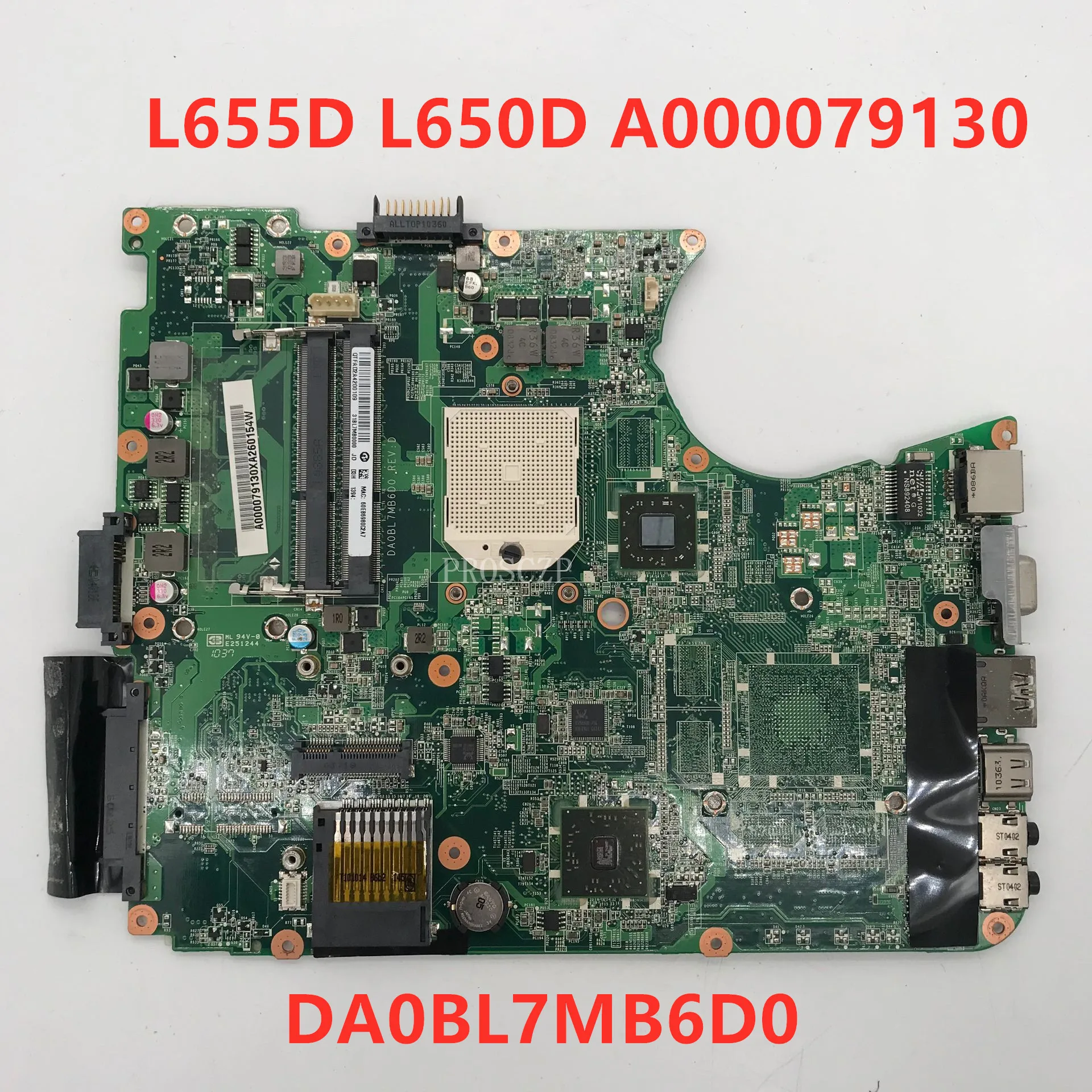 Бесплатная доставка материнской платы для ноутбука L650D L655D DA0BL7MB6D0 A000079130 100%