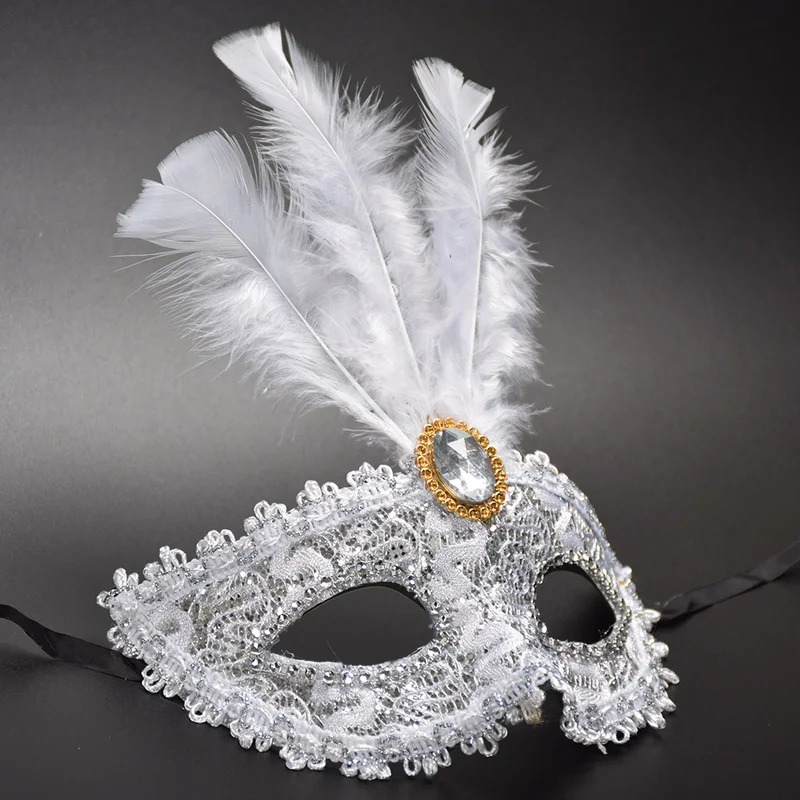 1 шт. Женская Маскарадная маска с перьями и цветами|Аксессуары для костюмов| |