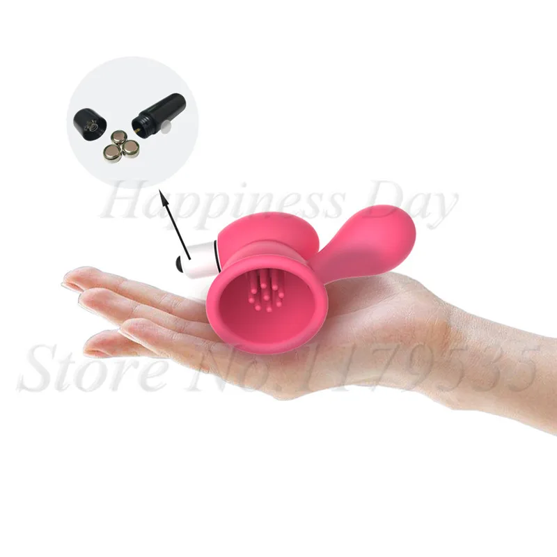 Вибратор для сосков массажер груди вакуумный крепкий всасывающий насос +