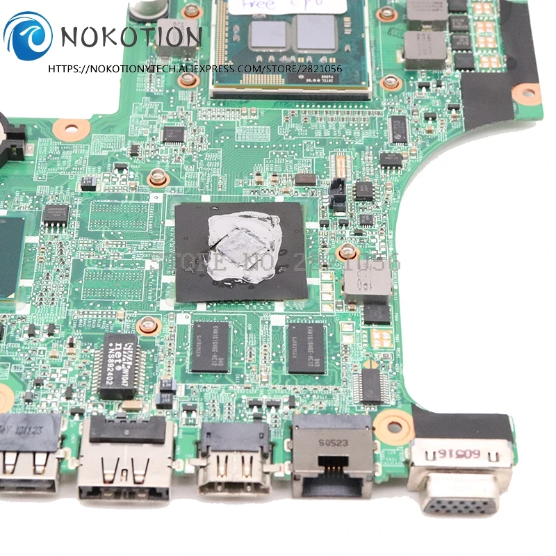 Материнская плата NOKOTION для ноутбука HP Pavilion DV6 DV6-3100 630280-001 DALX6MB6H1 материнская HM55 DDR3