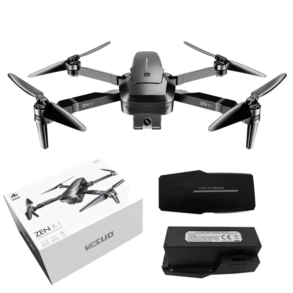 2B General Box Visuo ZEN K1 gps Радиоуправляемый Дрон с 4K HD двойной камерой управление жестами 5G Wifi FPV Бесщеточный двигатель полёт 2,4G Дрон - Цвет: 2B General Box