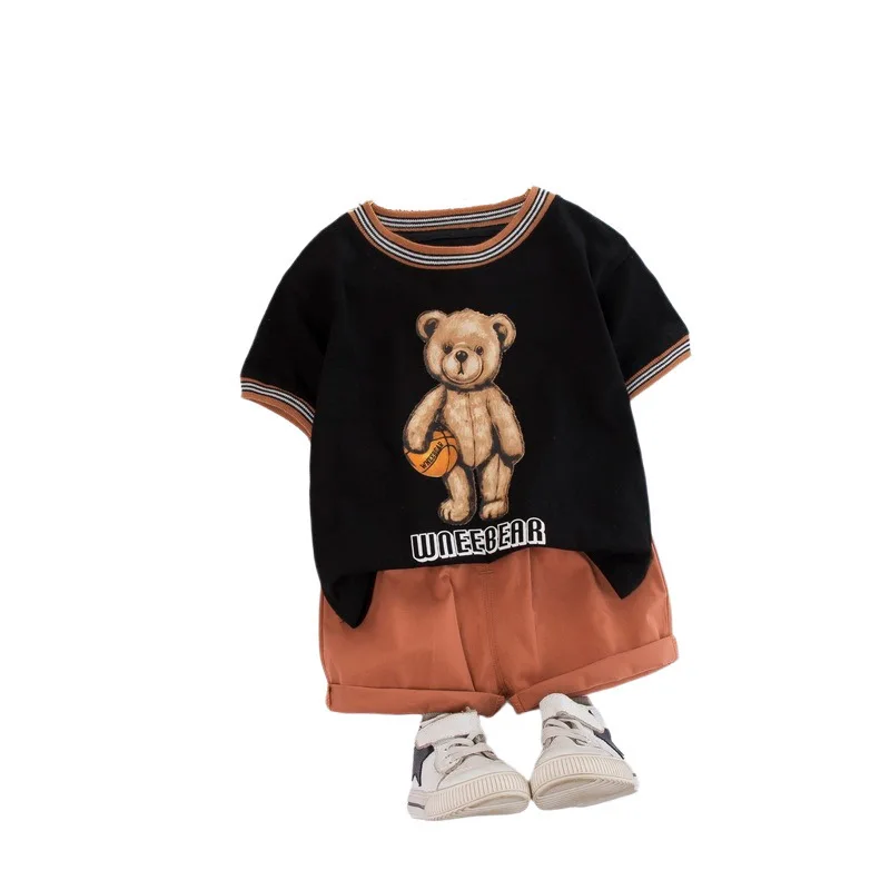 

Fashion Baby Clothes Summer Children Boys Girls Clothing Cartoon T-Shirt Shorts 2Pcs Sets Toddler Cotton Outfits Kids Tracksuits