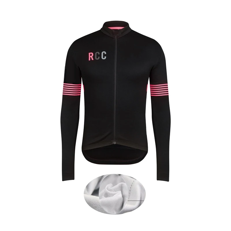 Fleece jersey RCC Pro team мужские куртки для велоспорта Зимняя Теплая Флисовая Джерси для велоспорта теплая одежда для горного велосипеда - Цвет: Fleece jersey