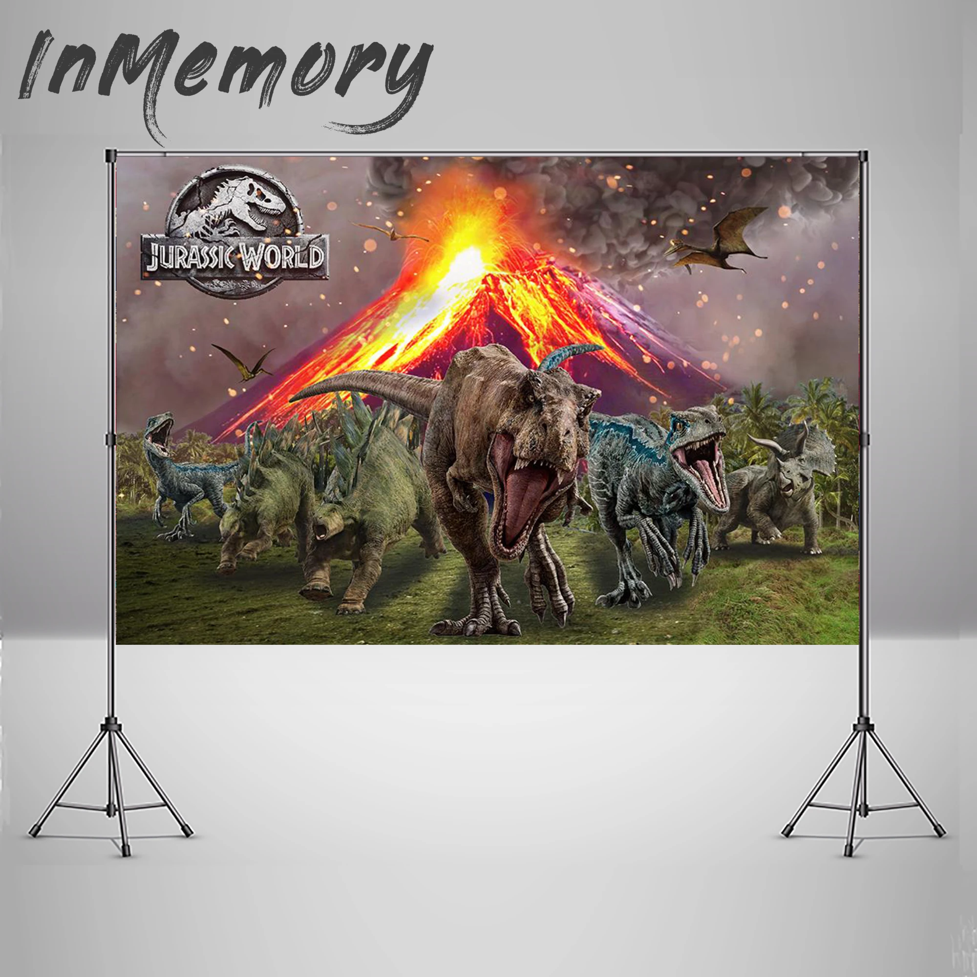 В памяти из фильма Парк Юрского периода Вечерние динозавр фон настроить имя
