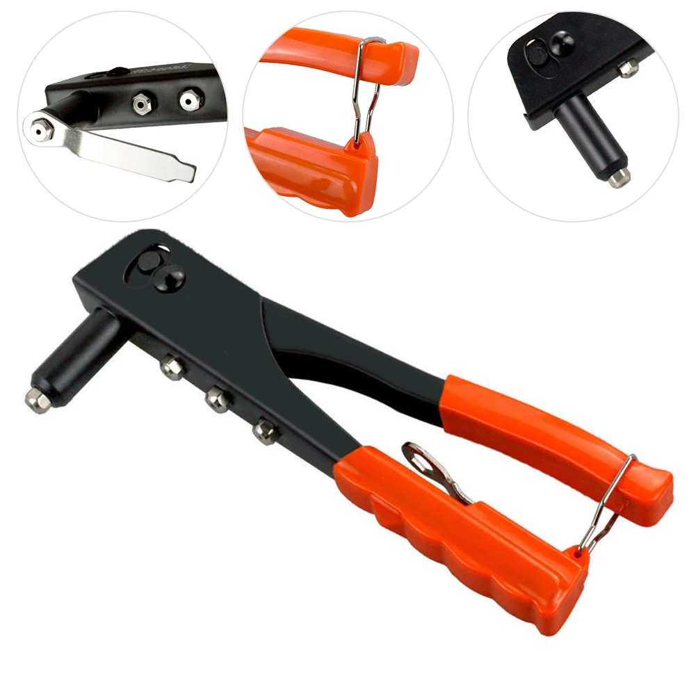 

Gadget Portable Durable Rivet Nut Tool Set Accessories With 2.4mm 3.2mm 4.0mm 4.8mm Nails Hand Riveter Professional Manual Pull