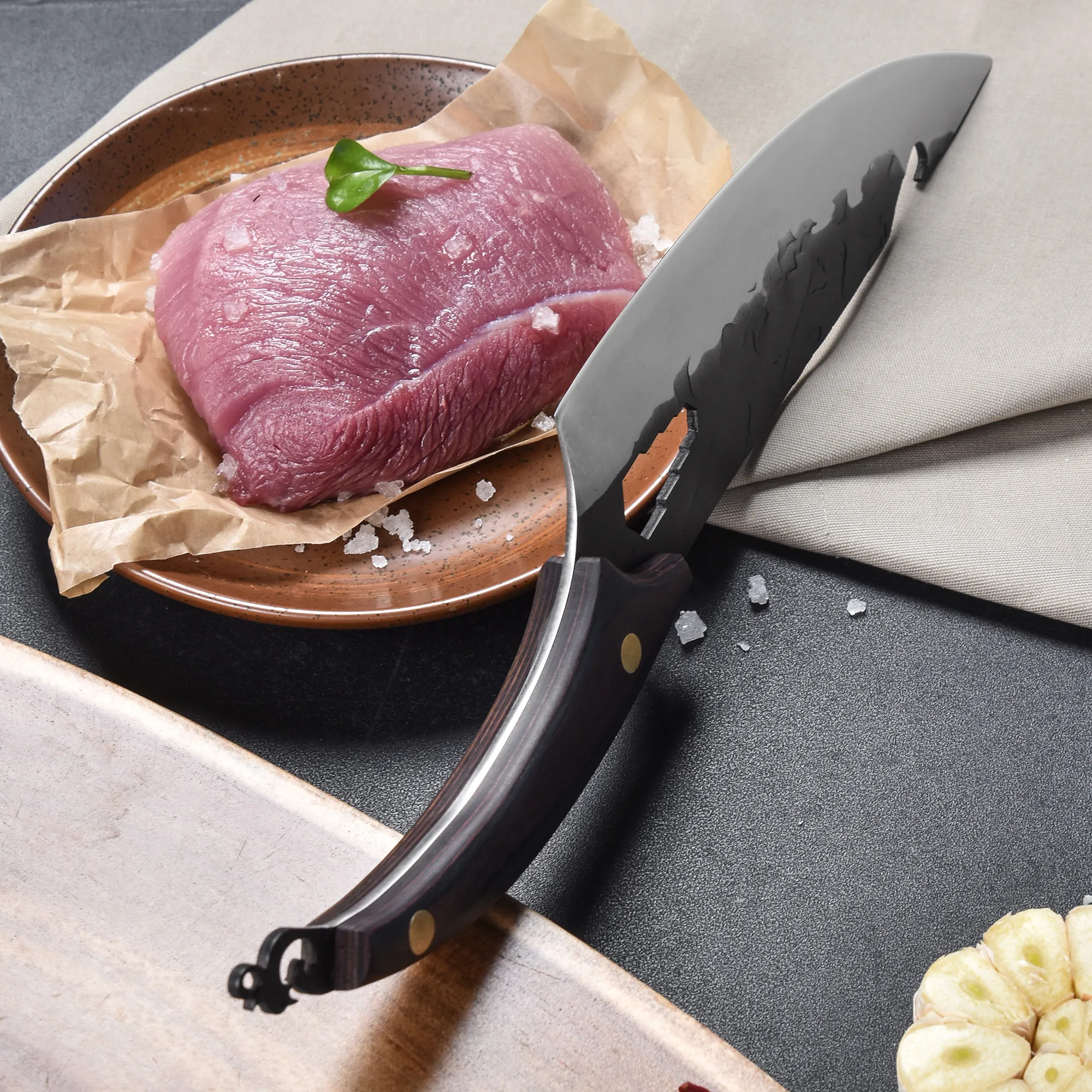 Sowoll Chef Kitchen Cooking Knife Set 8'' INCH Full Tang Cover Sheath Bottle Opener Blade Gift Box Mini | Дом и сад
