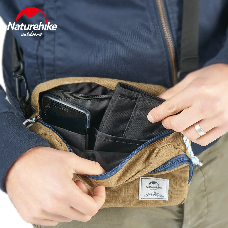 Naturehike наклонная сумка через плечо мессенджер многофункциональная открытая