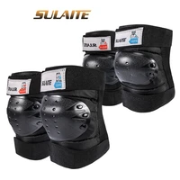 sulaite 4pcs2pair motorcycle biker knee guard racing elbow protector tactical skate protective skateboard knee pads protection