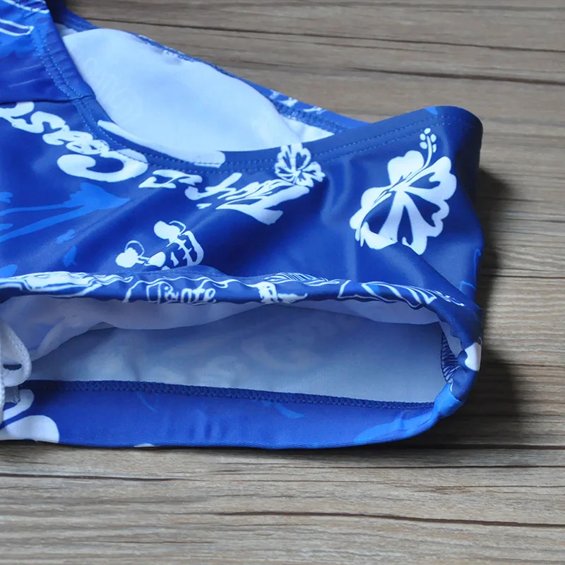 Мужской короткий купальник с принтом черепа пляжная одежда низкой талией 2021