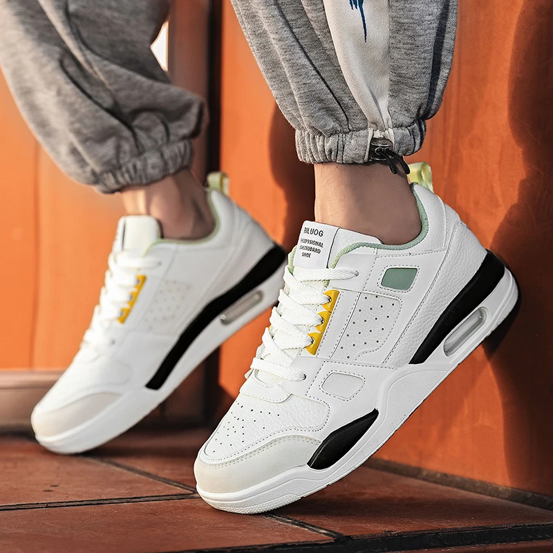 Mens Casual Shoes Fashion Male Sneakers Air Cushion Breathable Sports Running Shoes Pu Mesh Tenis Masculino Adulto Men Shoe