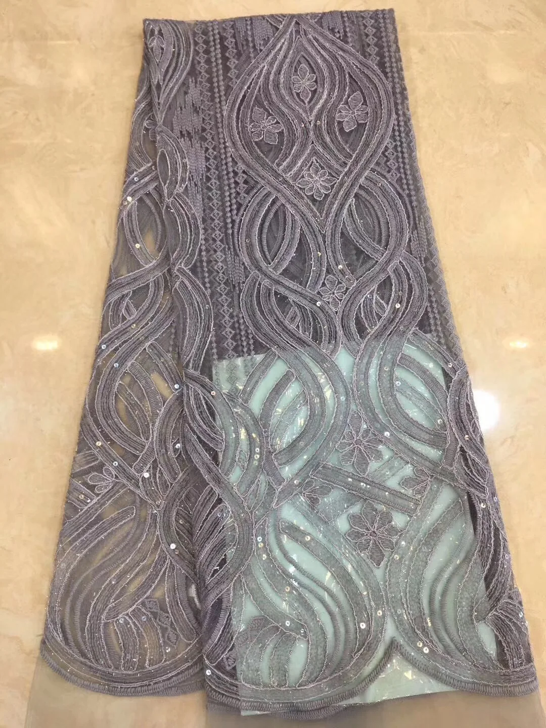 Горячая Распродажа вышивка с кружевами и блестками размеры ткань розового