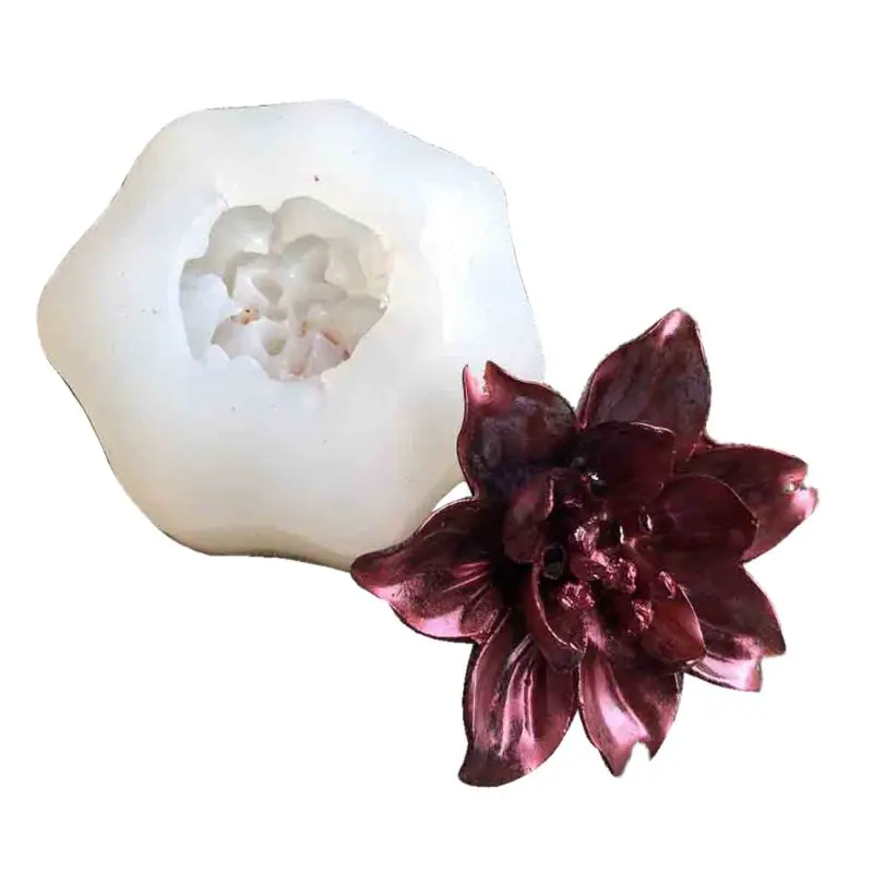 

3D Rose Flower Chrysanthemum Flower Candy Silicone Soap Resin Mold Art Craft Dried Flower Resin Decorative DIY Hand Crafts
