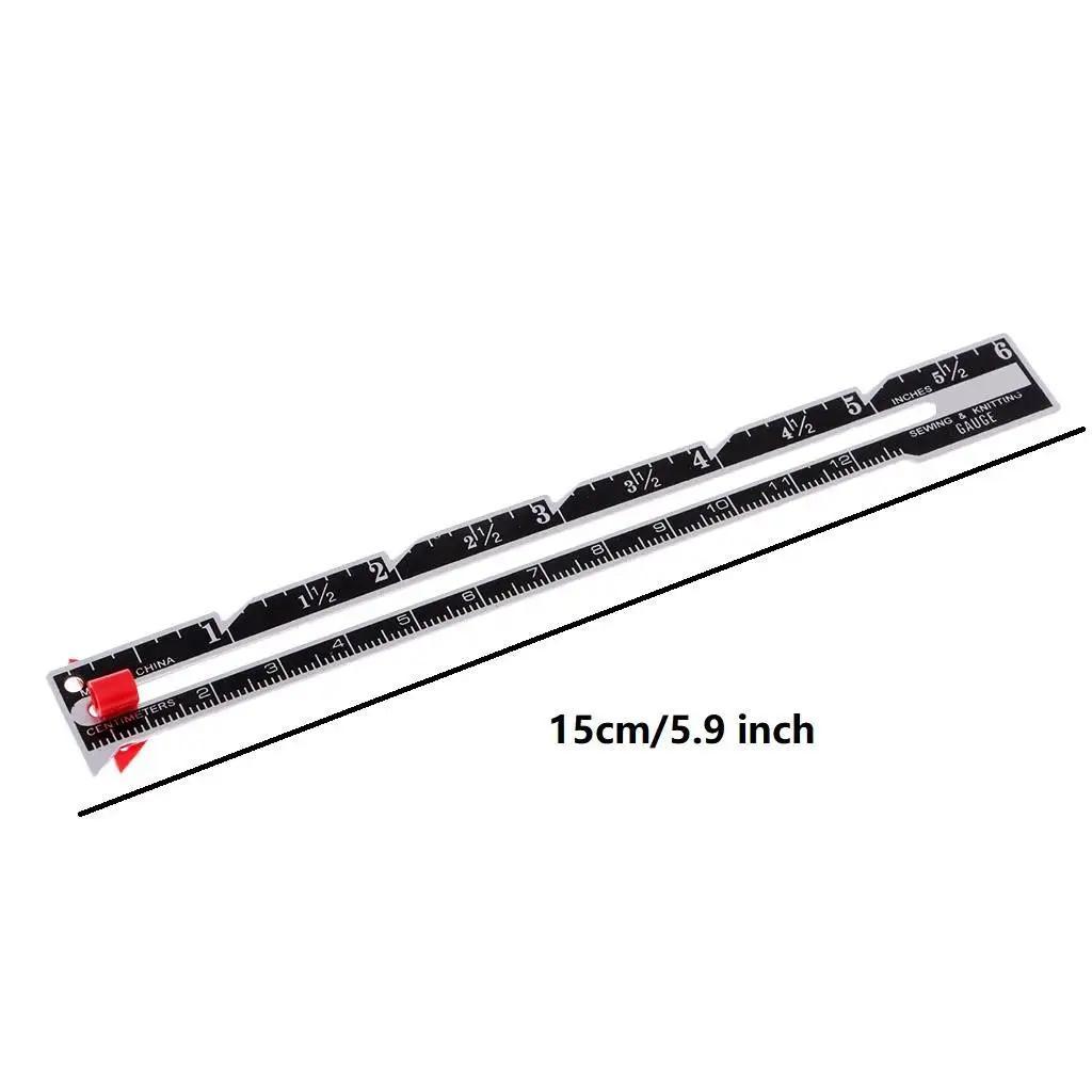 Измерительные приборы для шитья 15 см инструмент вязания металла регулируемый