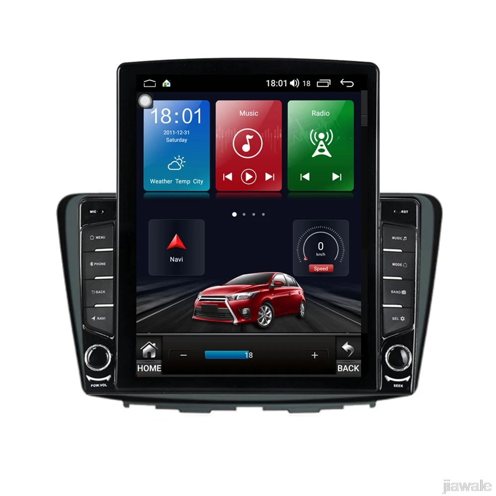 9 7 &quotВосьмиядерный tesla стиль вертикальный экран Android 10 Автомобильный GPS стерео