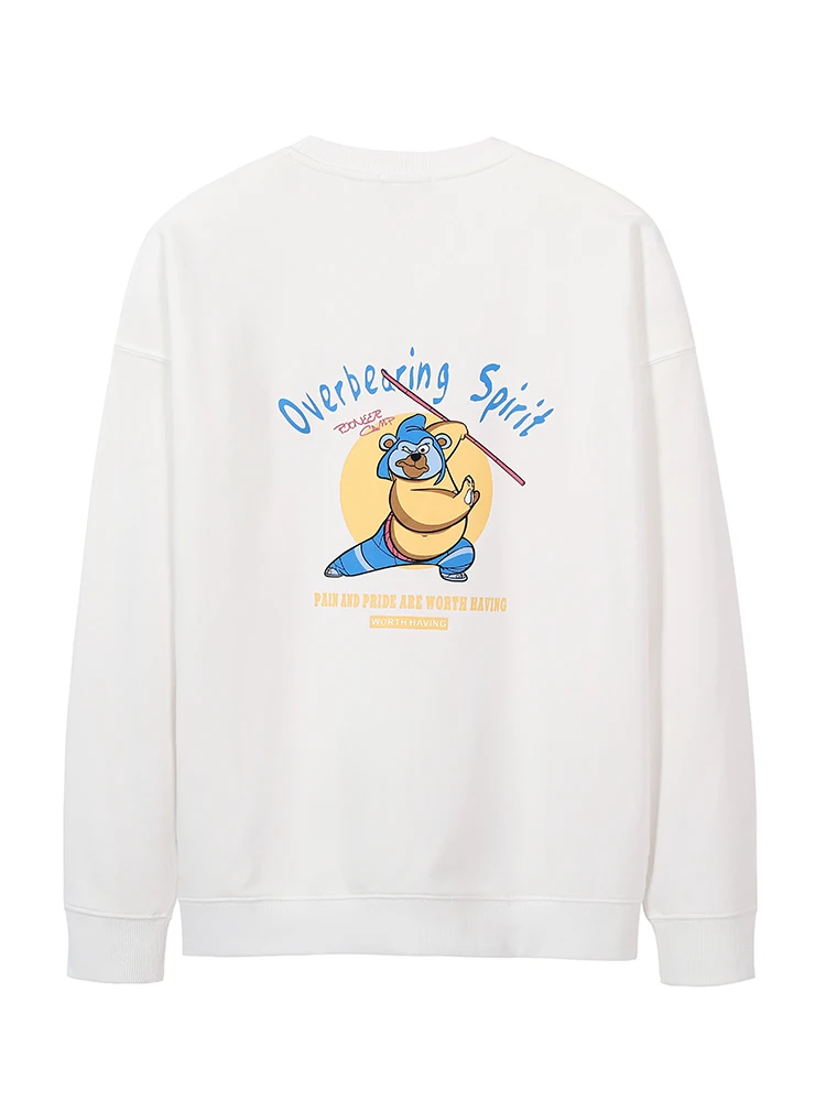 Pioneer Camp Anime Kung fu pattern Hoodies Men Graphic O Neck Casual Streetwear Autumn Chino Kunfu Sweatshirt AWY906366 | Мужская одежда