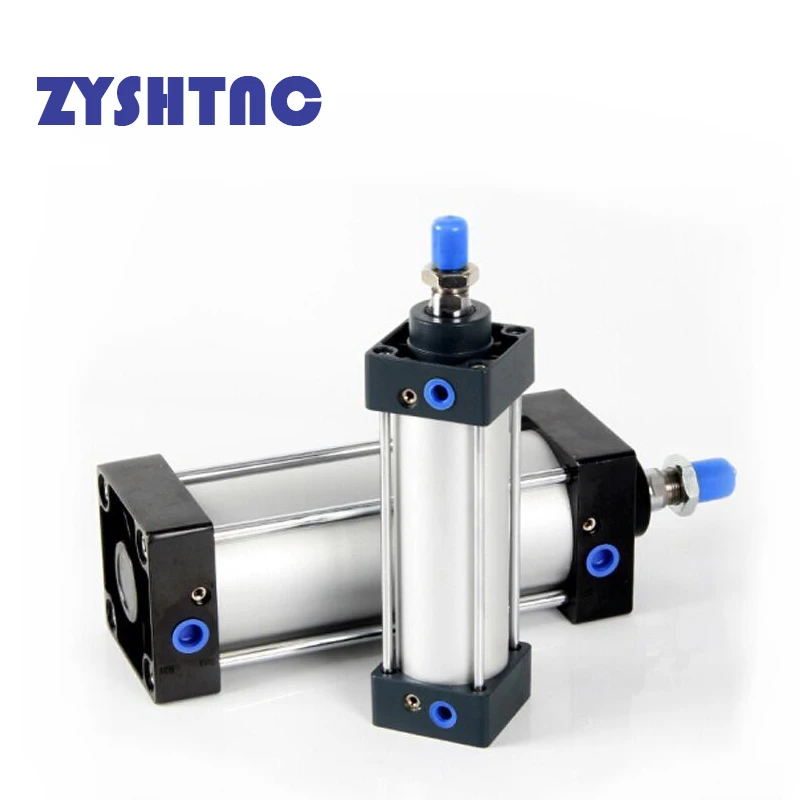 

SC standard cylinder SC32/40/50/63/80/100/125/160mm bore small pneumatic cylinder big thrust 25/50/75/100/200/300mm stroke