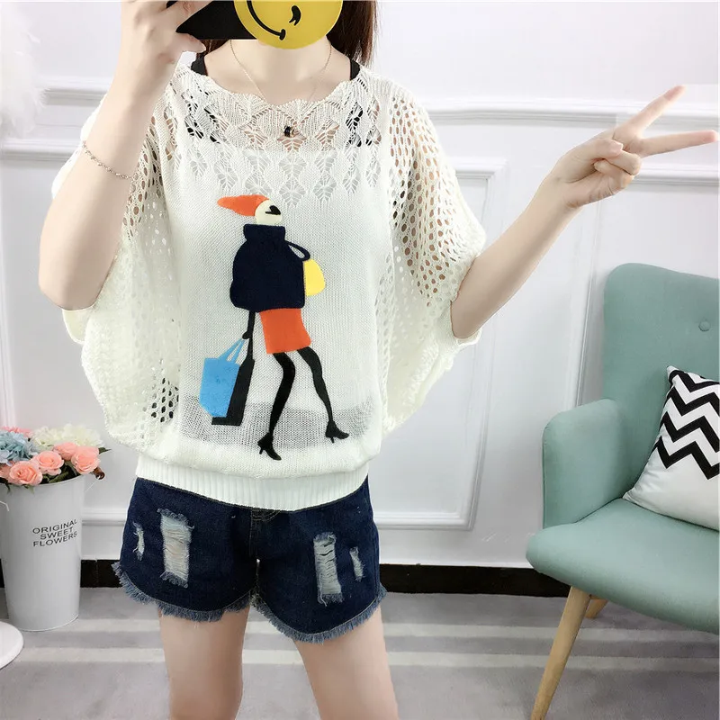 

2020 Spring Autumn O-Neck Women Sweater Batwing Sleeve Pullovers Knitting Casual Pull Femme Jumper