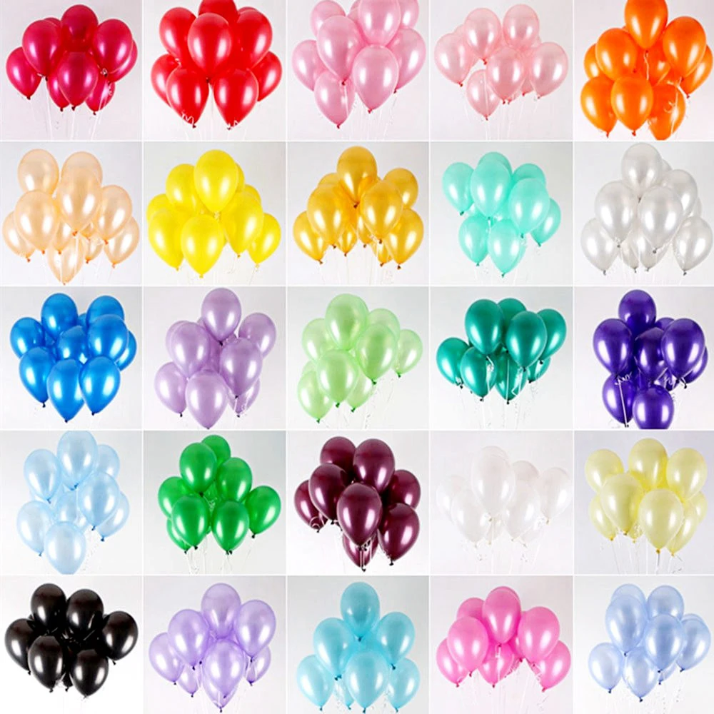

10/20/30/50Pcs 10inch 1.5g Pearl Latex Balloons Happy Birthday Party Wedding Christmas Decorations Balloon Kids Air Balls Globos